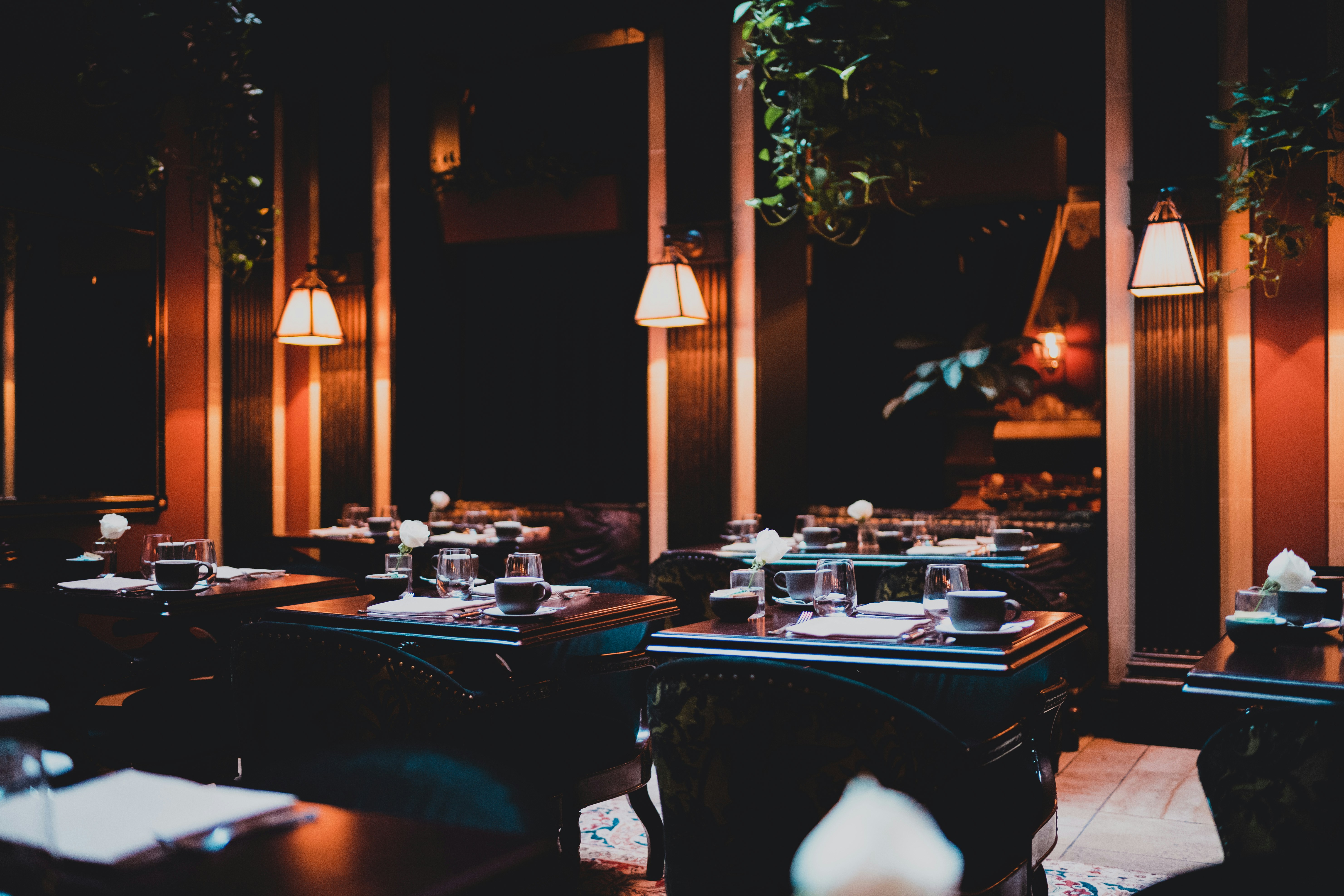 La salle du restaurant Braise, ambiance feutrée